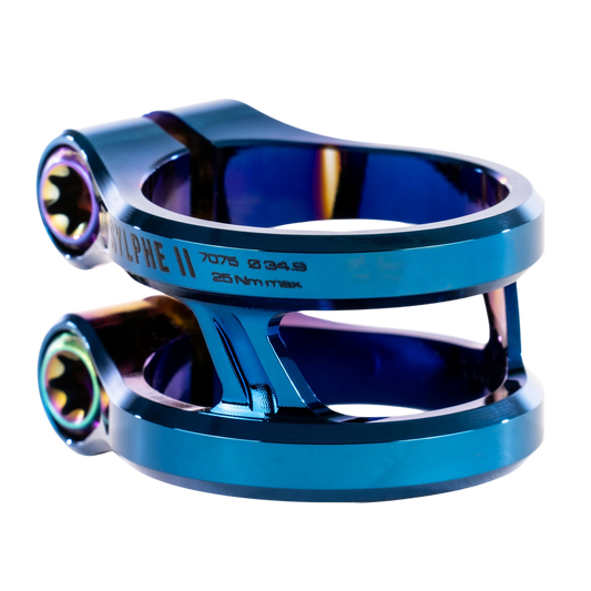 Ethic DTC Sylphe V2 34,9 Clamp Chrome Blue
