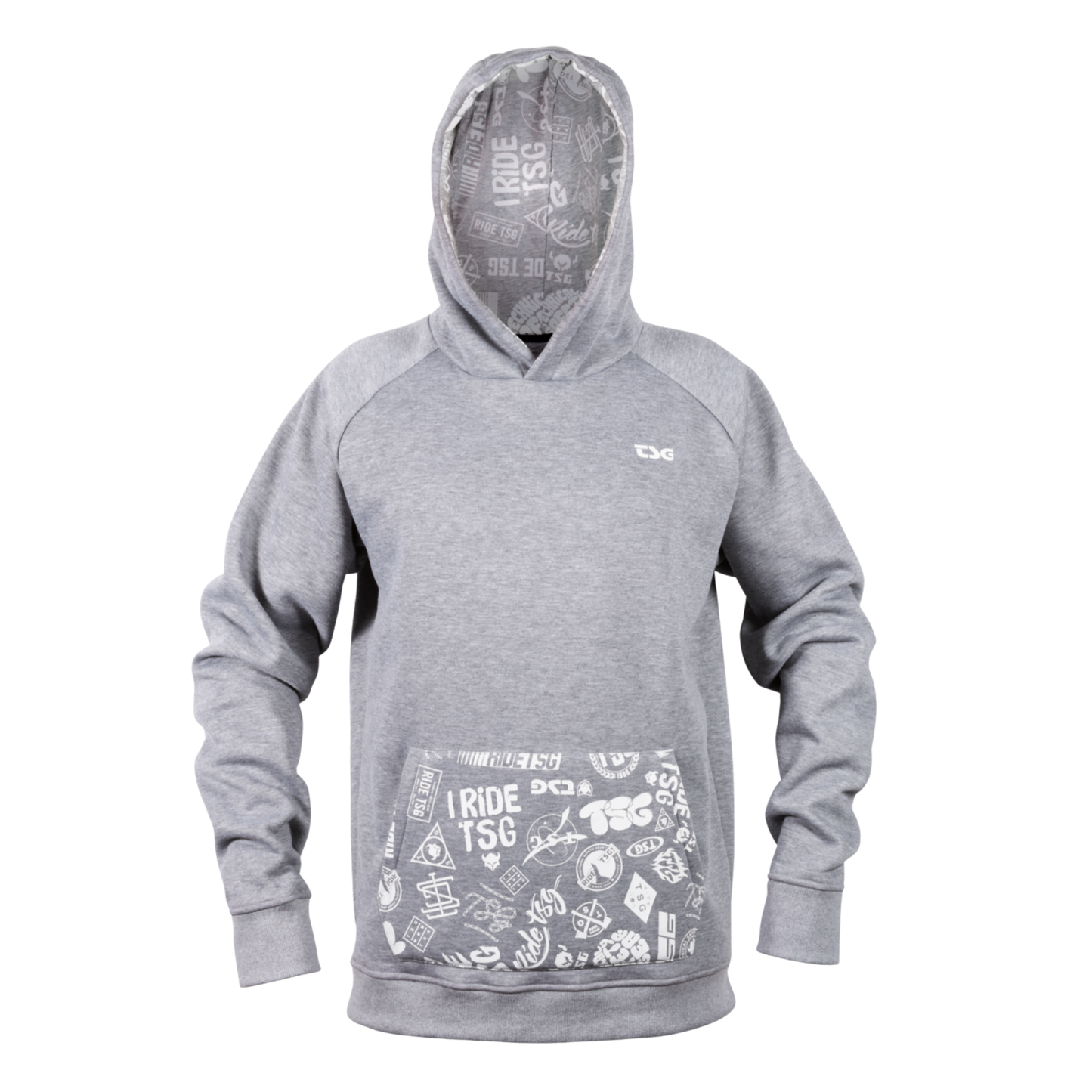 TSG Hooded Sweatshirt Sticky Hoodie Grey