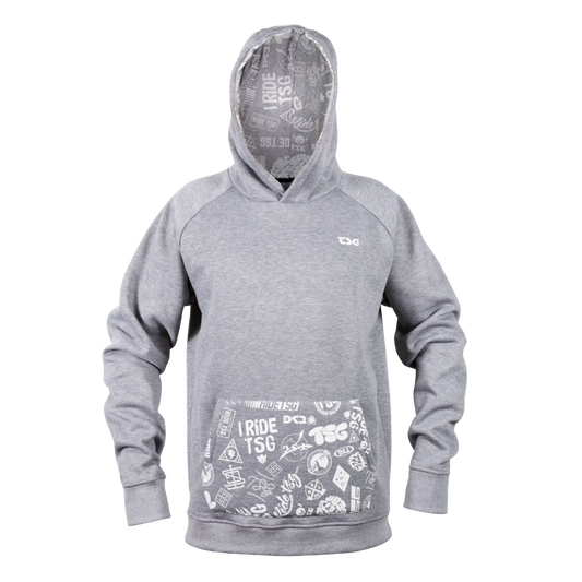 TSG Hooded Sweatshirt Sticky Hoodie Grey
