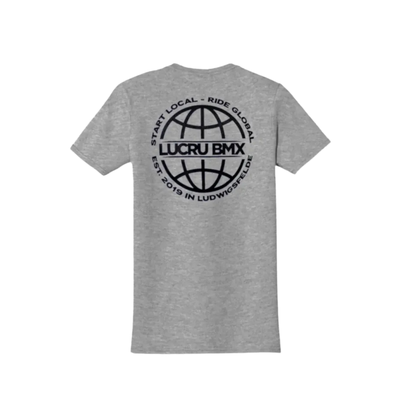 LucruBMX Global Kids T-Shirt Heather Grey