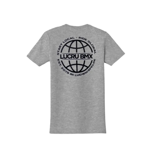LucruBMX Global Kids T-Shirt Heather Grey