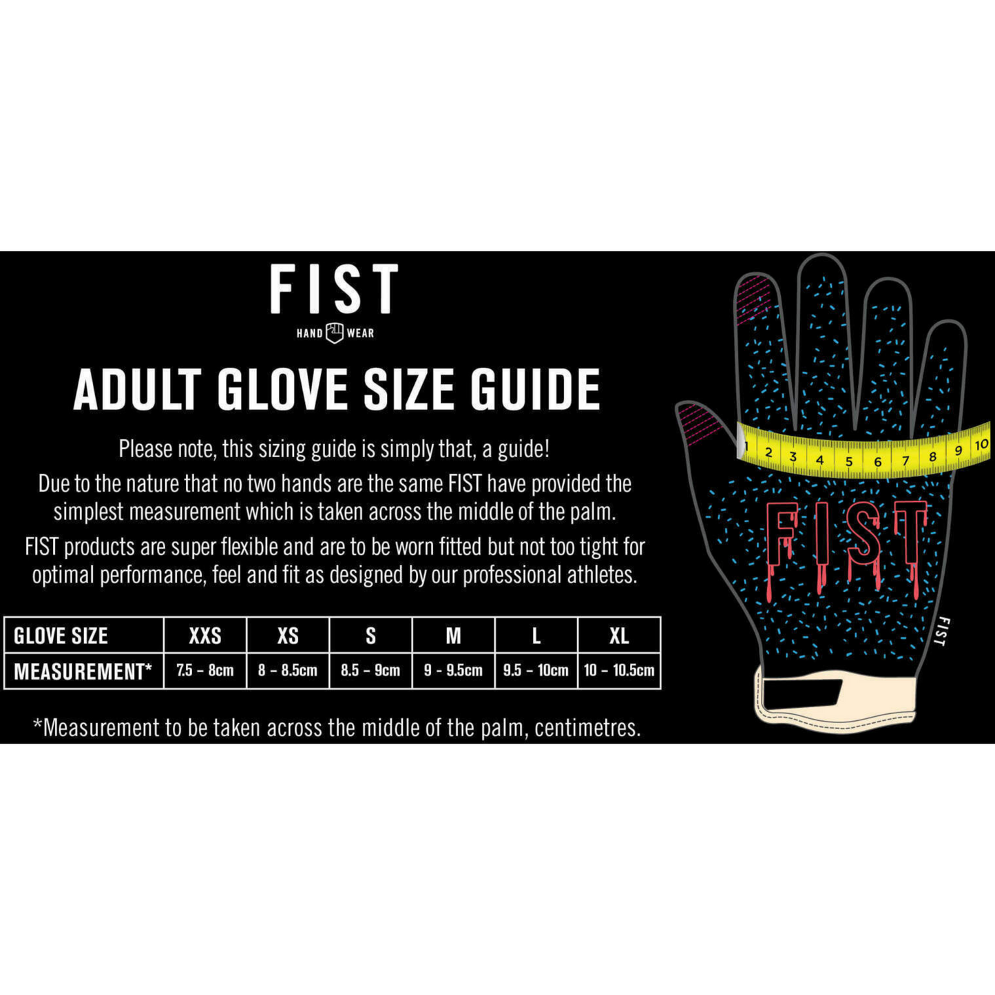 FIST Stocker Handschuhe Black
