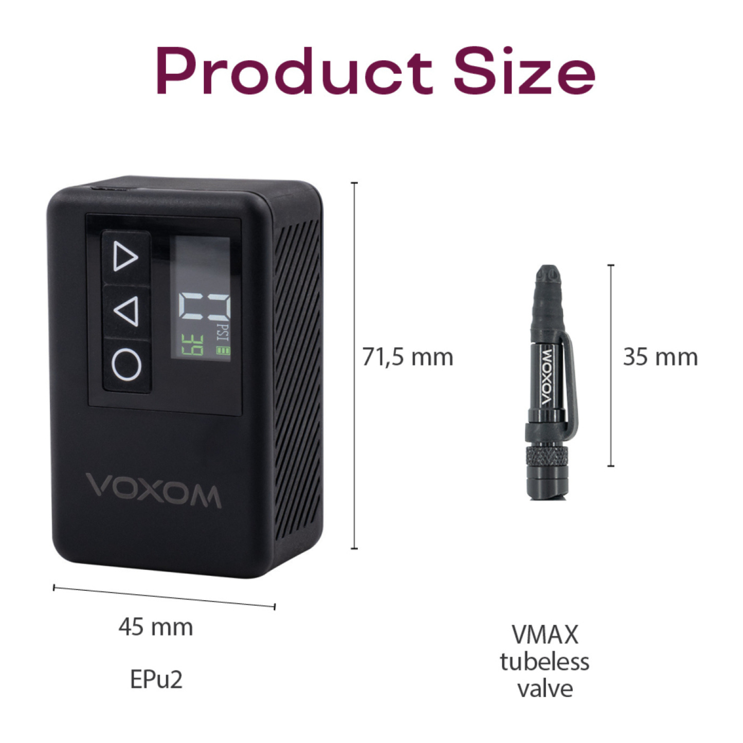 Voxom EPU2 Elektrische Pumpe