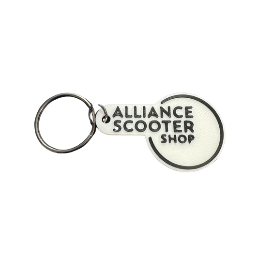 Alliance Scooter Schlüsselanhänger White