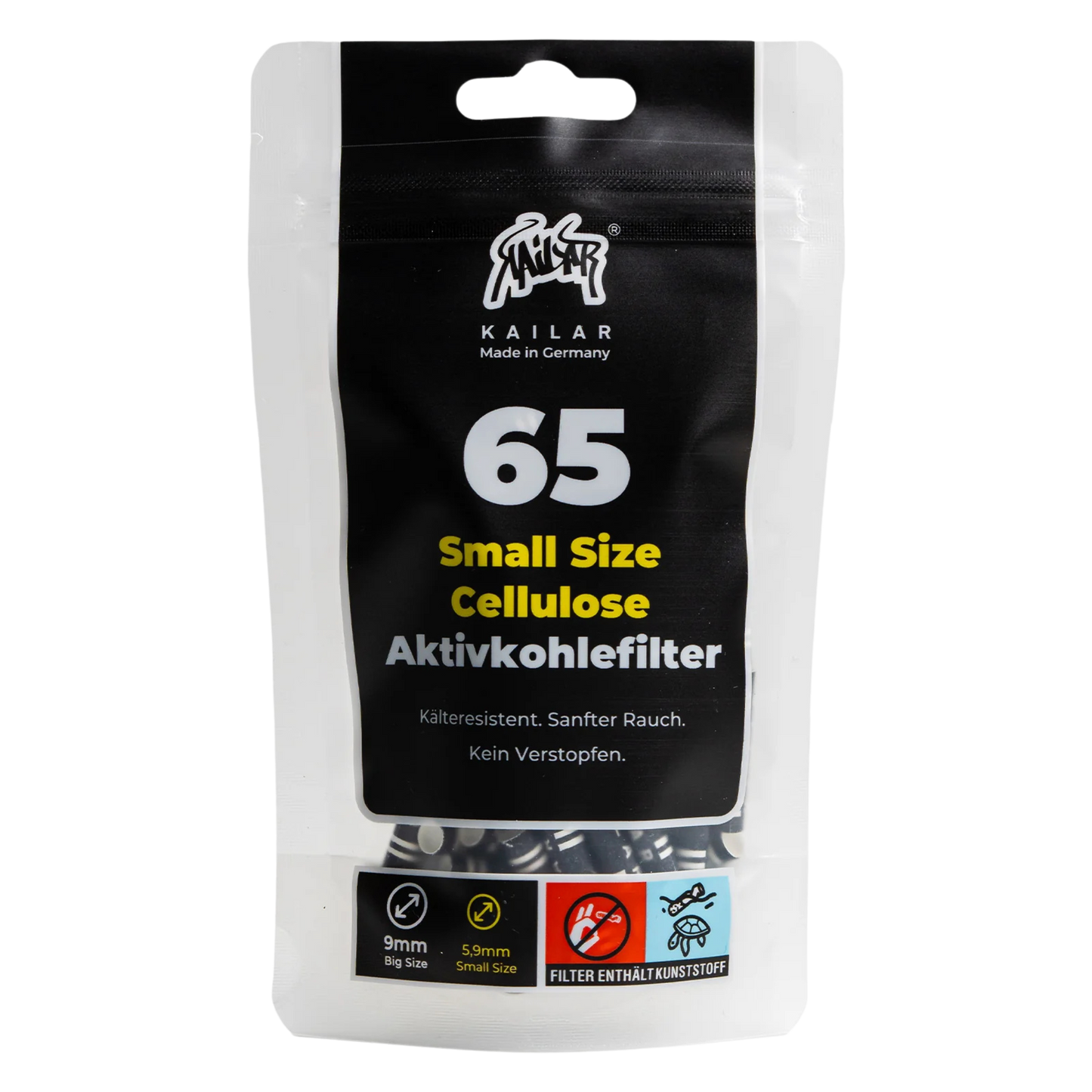 Kailar Aktivkohlefilter Slim 65er Set Mixed