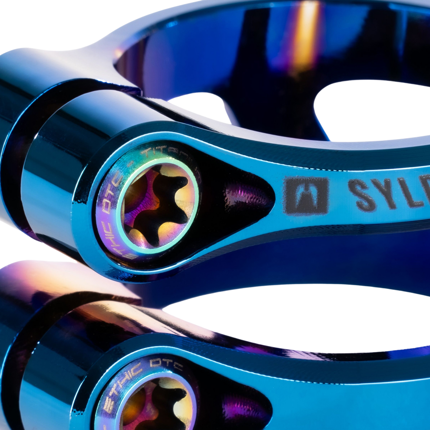 Ethic DTC Sylphe V2 34,9 Clamp Chrome Blue