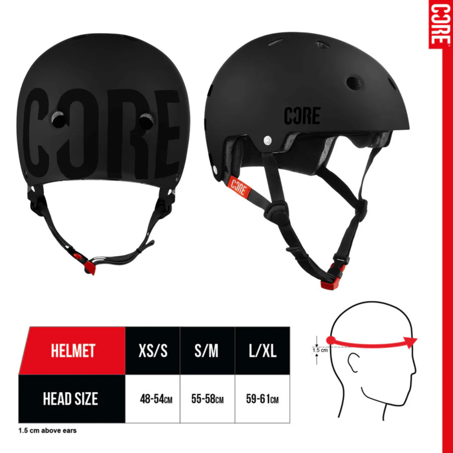 CORE Street Helm All Black