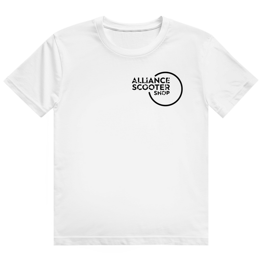 Alliance Scooter Logo T-Shirt Weiß